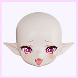 MW Girl(魔物姫)  可晴（keqing）ヘッド 138cm Aカップの愛らしい小悪魔ドール フィギュア 宣材写真はtpeボディ+エルフ耳シリコンヘッド アニメドール