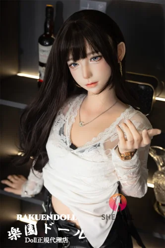 SHEDOLL 江小梨（リナ）ヘッド  152cm②（足が長いタイプ） AAカップ 低身長リアル ドール 儚げ美少女 宣材写真はフルシリコンアダルトドール 黒髪美少女