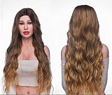 irontechdoll シームレスドール S13ヘッド 164cm Eカップ ブラック肌色のセクシーラブドール 眉毛と睫毛植毛加工あり シリコン製アダルトドール