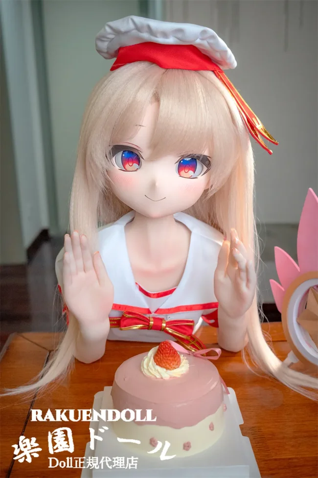 羊角社Croissant Doll 伊莉雅ヘッド 141cm AAカップ 2.5次元ラブドール にっこり微笑む姿 手描きメイク ソフトビニール製ヘッド+S-TPE製ボディ 等身大アニメドール