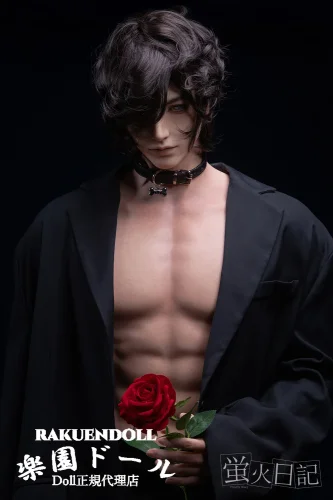 蛍火日記 江灵（Jiangling）ヘッド 180cm メイク④ 癒し系男性ダッチワイフ 王子様スタイル フルシリコン製 優しい男の子 リアル塗装加工あり 女性向けのリアルドール