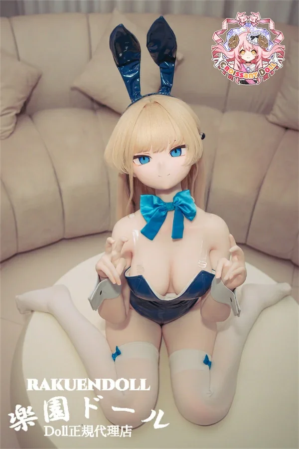 羊角社Croissant Doll #B04ヘッド 155cmボディー 手描きメイク ビニール製のヘッド バニー姿のアニメ風リアルドール