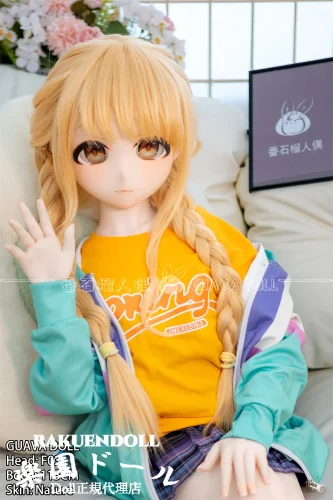 GUAVADOLL 115cm F03ヘッド アニメドール ぱっつん前髪 純真な表情 宣材写真はフルシリコン製ダッチワイフ