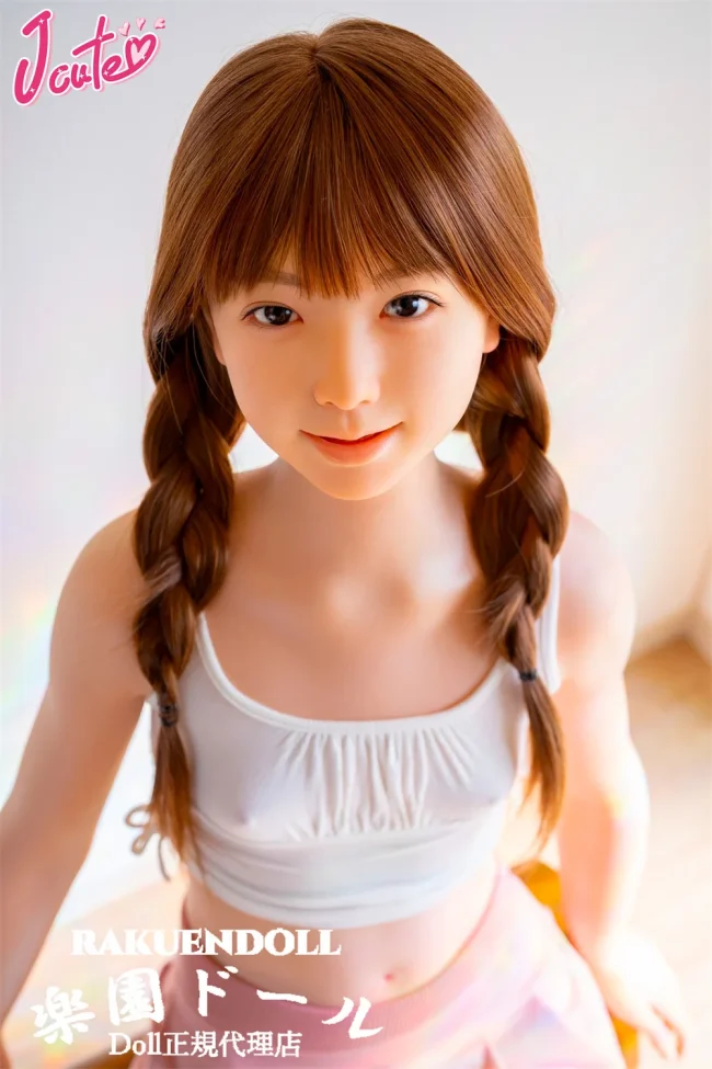 Jcutedoll 紬ヘッド 149cm バスト平 ダッチワイフ ツインテール娘 スリム体型少女 LL団 宣材写真はシリコンドール
