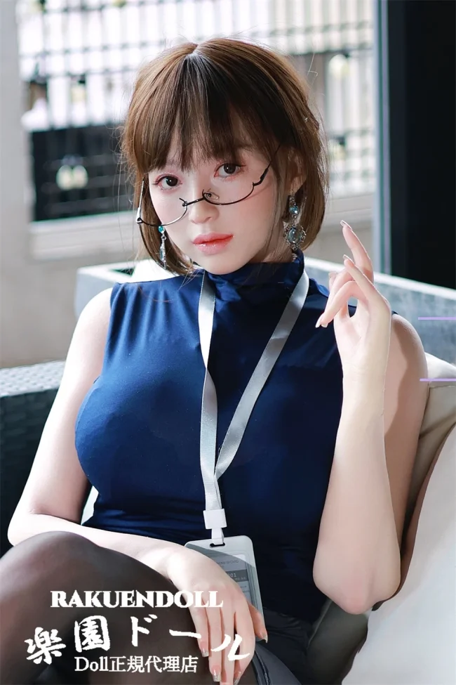 Top-sinodoll TYPEグラビア|実践向け T21ヘッド 162cm Gカップ 等身大ラブドール 黒髪ロングの秘書風美人 宣材写真はアートワークメイク RRS+メイク対応可