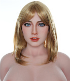 Starperydoll Asukaヘッド 163cm Cカップ ラブドール 金髪ロングツインテール 宣材写真はフルシリコン製