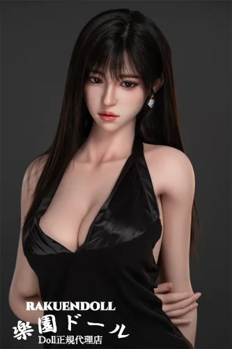 TOP-CYDOLL Zhiminヘッド 168cm Ｆカップ お姉ちゃん系 ラブドール 黒ドレス姿 宣材写真はフルシリコン製エッチな人形