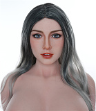 Starperydoll Asukaヘッド 163cm Cカップ ラブドール 金髪ロングツインテール 宣材写真はフルシリコン製