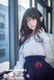 ラ ぶ ドール 白シャツと紺タイトスカートで上品かつセクシー