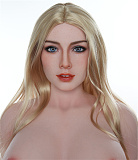 Starperydoll Asukaヘッド 163cm Cカップ ラブドール 金髪ロングツインテール 宣材写真はフルシリコン製