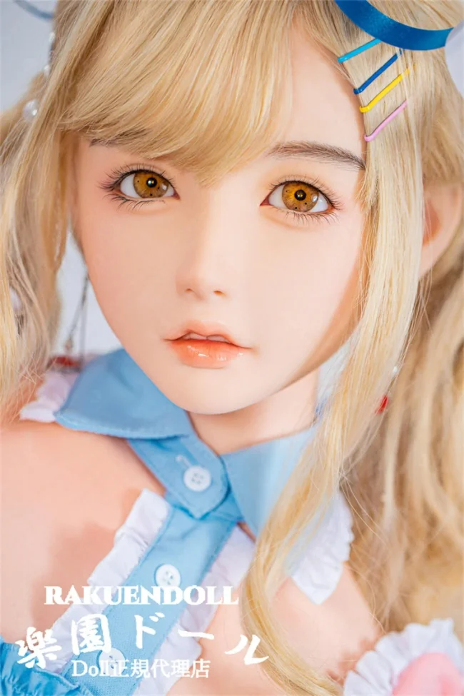 XYdoll Amily（XY003）ヘッド 148cm Cカップ 金髪ツインテールのかわいい妹系ラブドール 宣材写真はフルシリコン製ダッチワイフ
