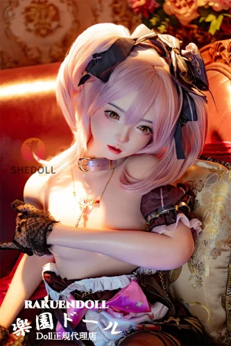 SHEDOLL 洛小夕ヘッド  152cm②（足が長いタイプ） AAカップ 低身長ラブドール 可憐で癒し系美少女 宣材写真はフルシリコンアダルトドール ピンク髪美少女