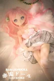 小さな八重歯が愛らしいピンク髪のかわいいアダルト 人形