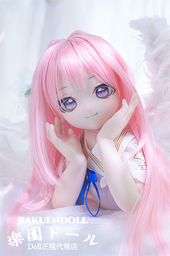 MW Girl(魔物姫)  艾莉亚 ヘッド 85cm 八重歯の天使系ピンク髪のラブドール 宣材写真通のはシリコン製ボディ 宣材写真と同じ制服も付属 アニメリアルドール