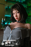 黒髪ボブに知的な眼差しを宿すダッチワイフ