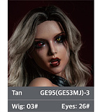 ZELEX【Inspiration 2.0】 GE68_1(GE37MJ)ヘッド 162cm Dカップ 黒髪ボブのカッコイイ等身大リアルドール