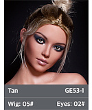 ZELEX【Inspiration 2.0】 GE68_1(GE37MJ)ヘッド 162cm Dカップ 黒髪ボブのカッコイイ等身大リアルドール