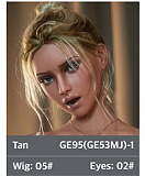 ZELEX【Inspiration 2.0】 GE68_1(GE37MJ)ヘッド 162cm Dカップ 黒髪ボブのカッコイイ等身大リアルドール