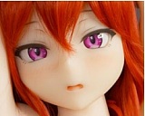 IROKEBIJIN（色気美人） Koharuヘッド 140cm Dカップ セクシー系アニメ風のラブドール STPE製 宣材写真のはホワイト肌 リアルドール