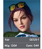 ZELEX【Inspiration 2.0】 GE60_1(GE06MJ)ヘッド 162cm Dカップ 美肌お姉さん系ラブドール 宣材写真はフルシリコン製