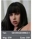 ZELEX【Inspiration 2.0】 GE60_1(GE06MJ)ヘッド 162cm Dカップ 美肌お姉さん系ラブドール 宣材写真はフルシリコン製