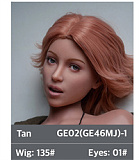 ZELEX【Inspiration 2.0】 GE60_1(GE06MJ)ヘッド 162cm Dカップ 美肌お姉さん系ラブドール 宣材写真はフルシリコン製