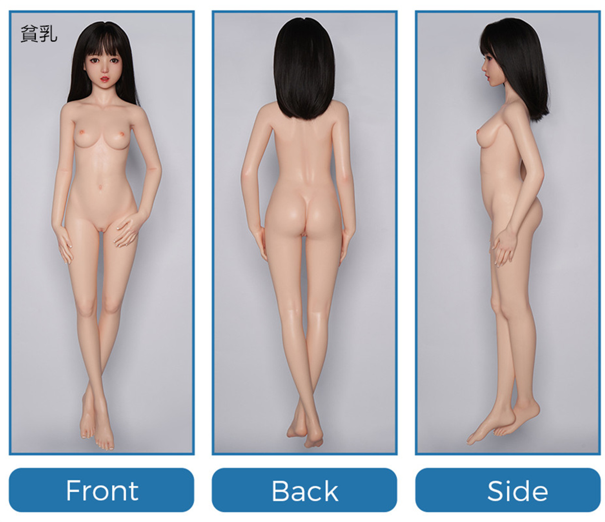 145貧乳 Aカップボディの三面図 EXdoll ラブドール