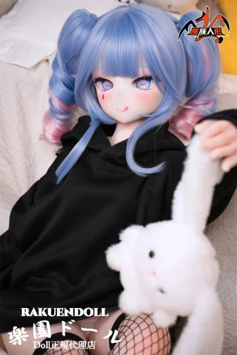 Mozudoll 【A級】兔子洞ちゃん 115cm アニメラブドール 舌を出したドール TPE製ボディ 肌色＆眼球色＆メイク＆ウィッグ＆衣装は宣材写真と同じ