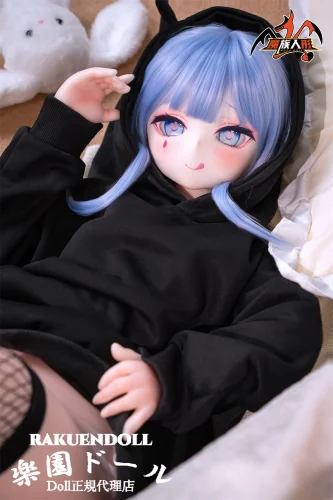 Mozudoll 【A級】兔子洞ちゃん 115cm アニメラブドール 舌を出したドール TPE製ボディ 肌色＆眼球色＆メイク＆ウィッグ＆衣装は宣材写真と同じ