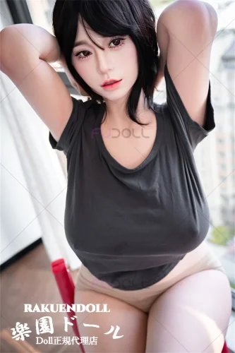 FUdoll 覃星苒ヘッド 168cm Jカップ アダルトドール 豊満ボディのお姉さん エロ 本物の恋人 口開閉機能+リアル口腔付き＋リアル皮膚メイク付き 等身大 フルシリコン製