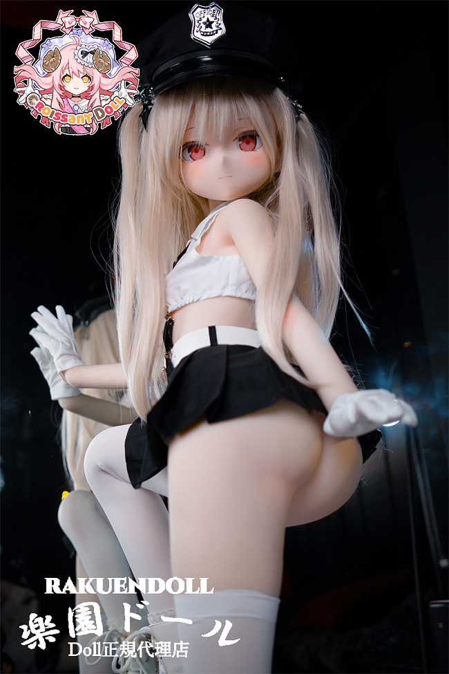 羊角社Croissant Doll #B02ヘッド 小女警 141cm AAカップ 捜査官コスプレラブドール 銀髪美少女 手描きメイク ビニール製ヘッド+S-TPE製ボディ 二次元可愛いダッチワイフ