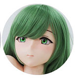 色気美人 Irokebijin Aisaヘッド 110cm バスト平 フルシリコン ダッチワイフ 笑顔が眩しい清純系二次元キャラ 軽量 アニメラブドール