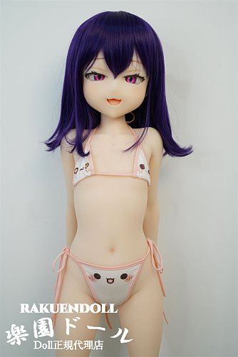 色気美人 Irokebijin紫色髪 Aki TPEヘッド＆110cm バスト平 ミニ可愛いロリ 紫色瞳  アニメダッチワイフ