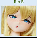 色気美人 Irokebijin Rio-Bヘッド＆110cm バスト平 金髪ロリ 恥ずかしい顔 アニメラブドール