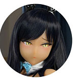 色気美人 Irokebijin Aisaヘッド 110cm バスト平 フルシリコン ダッチワイフ 笑顔が眩しい清純系二次元キャラ 軽量 アニメラブドール