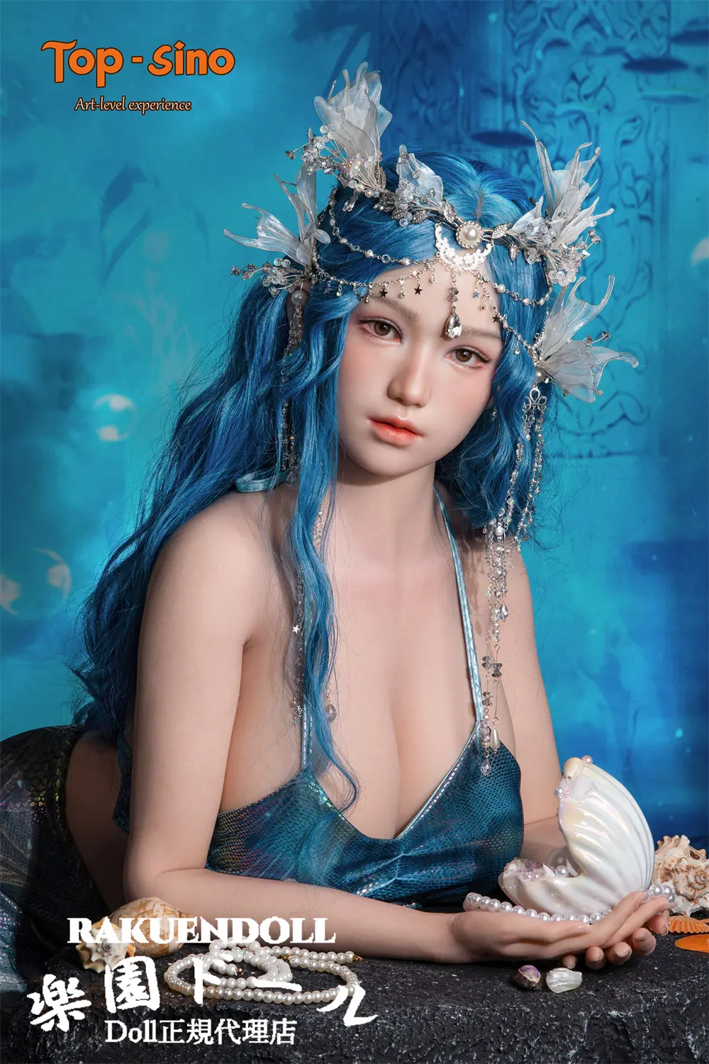 Top-sino T43B（Misu）ヘッド 96cmHカップ トルソー セクシーな人魚姫ラ