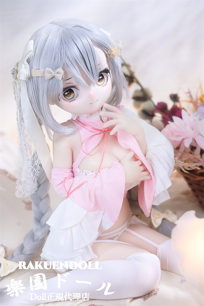 MW Girl(魔物姫)  雅子ヘッド 85cm  大きな瞳とピンクのワンピース美少女アニメラブドール