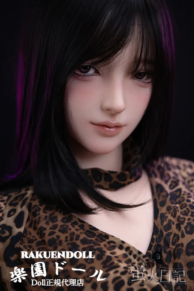 蛍火日記 玲珑（linglong）ヘッド ⑦メイク 161cm Aカップ クール系リアル ドール フルシリコン製 大人の魅力を放つお姉さんドール 塗装加工あり