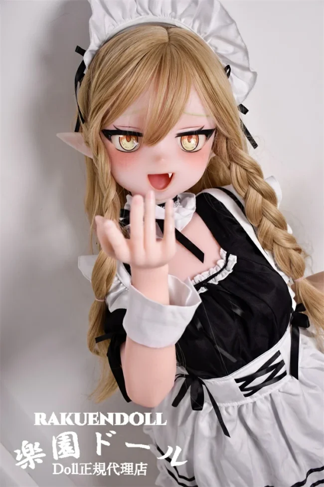 Elsa Babe AHR026 桃井望ヘッド 宣材写真は125cm メイド服を着たラブドール ツインテール少女  ボディー素材選択可能