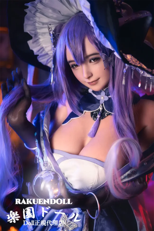 蛍火日記 Maxシリーズ 千岛（qiandao） メイク① 160cm Ｇカップ 原神 刻晴コスプレ ラブドール リアル皮膚付き！球型の手関節/足指関節選択可！清楚フェイス 豊満ボディ JKリアルドール フルシリコン製