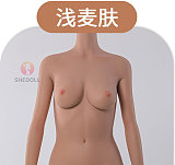 【双子シリーズ】南溪（NanXi）2.0ヘッド& 148cm Dカップ  日常メイク ルームウェア＆セーラー服 ロリ系 可愛い子 リアルラブドール 掲載画像はシリコン材質ボディ SHEdoll