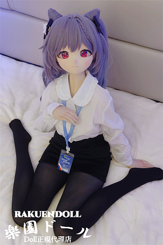 羊角社Croissant Doll #B03ヘッド 155cm AAカップ かわいい猫耳付きリアルドール ビニール製のヘッド 紫色目