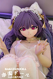 羊角社Croissant Doll #B03ヘッド 155cm AAカップ かわいい猫耳付きリアルドール ビニール製のヘッド 紫色目