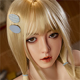 #545 & 160cm G-cup シリコンヘッド＋TPEボディラブドール  orange in