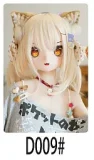 wmdoll アニメかわいいダッチワイフ 140cm Bカップ#Y001ヘッド 漫画ドール ソフトビニール製ヘッド+TPE製ボディ 等身大リアルラブドール