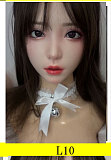 realgirl Lシリーズ(A工場) L20ヘッド シリコンヘッド 単品  丸くて愛嬌のある美少女  145-170cmボディに適用可能 M16ジョイントで接続 ラブドール