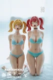 BCdoll Nana 60cm Bカップ+Lulu 60cm Eカップ PUヘッド+シリコン製ボディ 水着ミニダッチワイフ