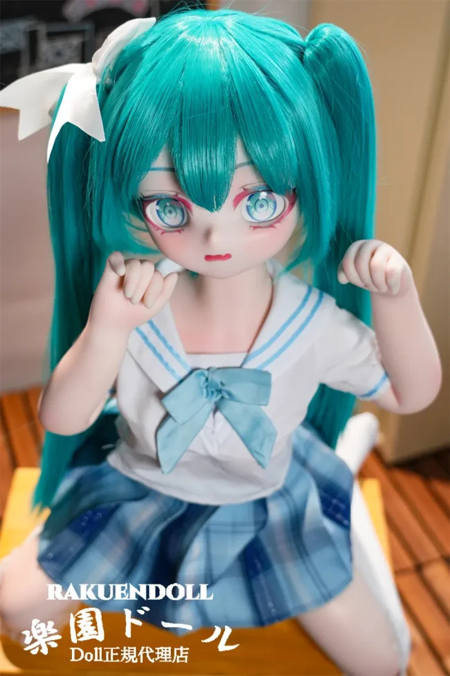 MW Girl(魔物姫)  小音 ヘッド 85cm 初音 ミク ラブドール 可愛いミニサイズ 宣材写真通のはシリコン製ボディ 宣材写真と同じ制服も付属 アニメラブドール