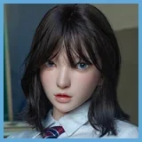 蛍火日記 Maxシリーズ 千島（qiandao）④メイク 153cm Aカップ ダッチワイフ 純粋な笑顔の少女 リアル皮膚付き！清楚フェイス JKドール 宣材写真は硬めシリコンヘッド（口開閉機能あり）