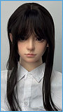 蛍火日記 Maxシリーズ 千島（qiandao）④メイク 153cm Aカップ ダッチワイフ 純粋な笑顔の少女 リアル皮膚付き！清楚フェイス JKドール 宣材写真は硬めシリコンヘッド（口開閉機能あり）